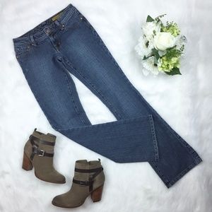 Seven 7 Jeans Classic Flare Size 26 Stretch Low